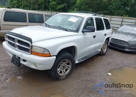 2003 Dodge Durango Slt из США, поврежденный, VIN 1D4HS48N63F597227